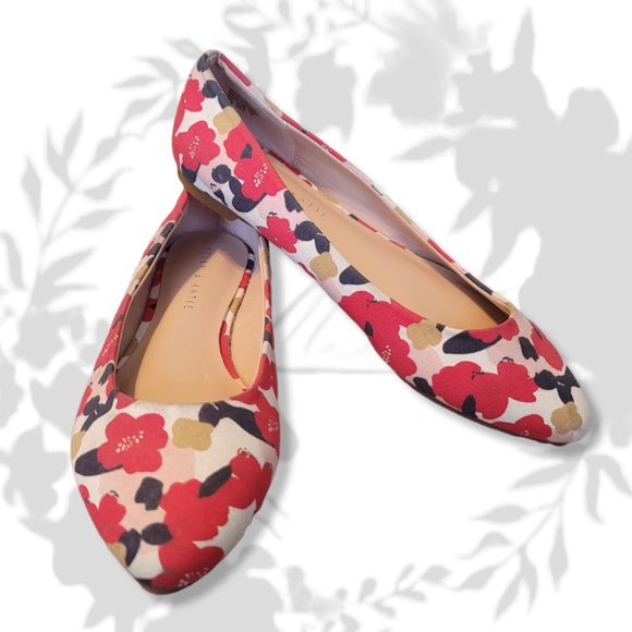 💕Kelly & Katie "Decotis" Floral Print Ballet Flats size 7.5 - Picture 2 of 9